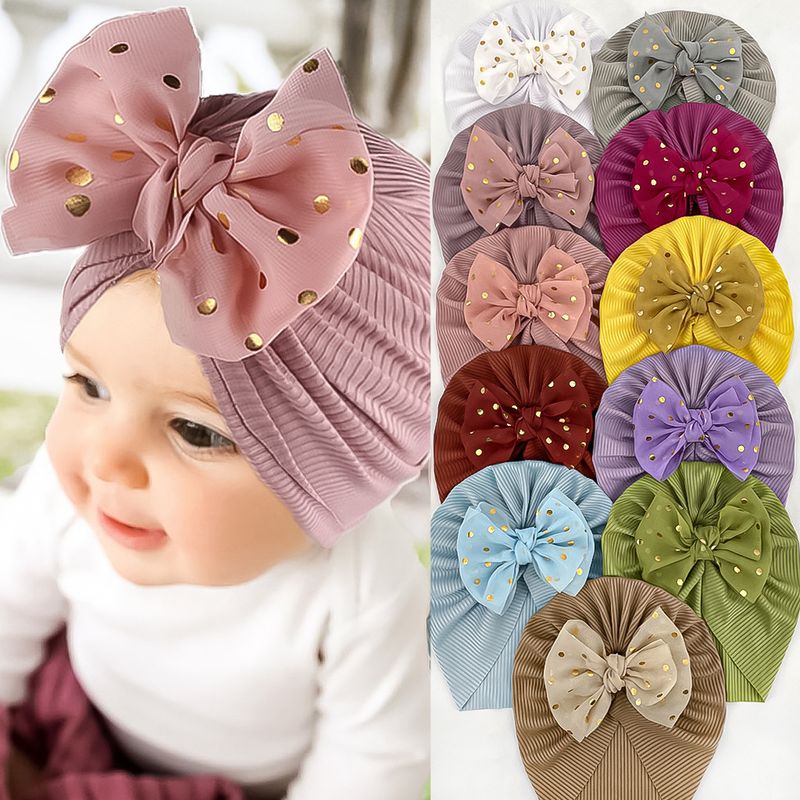 Mode Einfarbig Bogenknoten Baby Kleidung