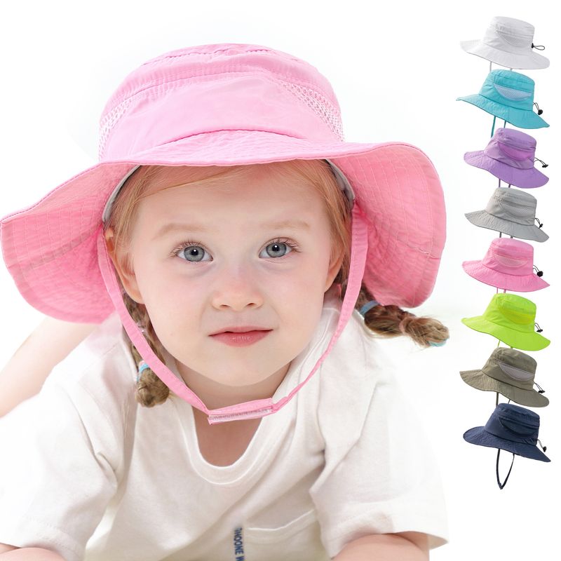 Girl's Basic Solid Color Bucket Hat