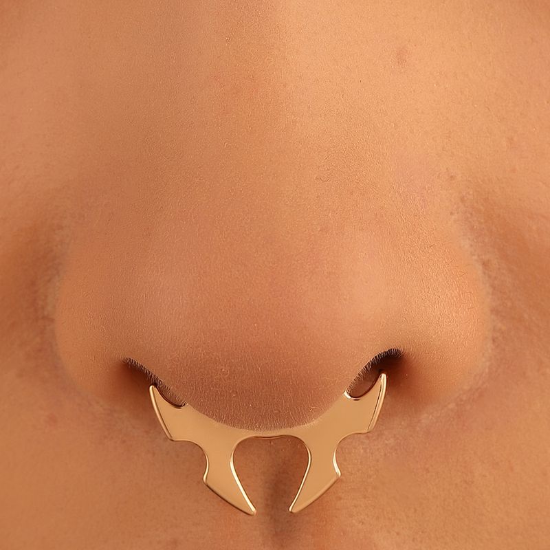 Fashion Geometric Copper Plating Nose Ring