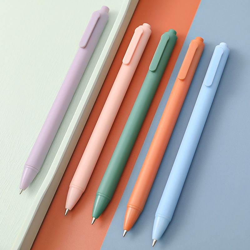 Fashion Simple Macaron Color Press Gel Pen