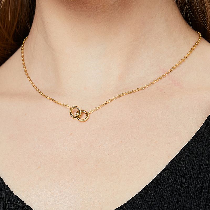 Simple Style Geometric Copper Necklace Copper Necklaces
