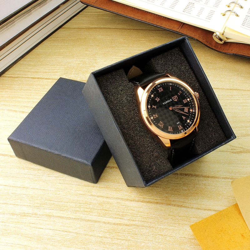 Simple Style Solid Color Unisex Watch Box