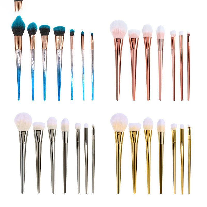 7 Set Diamond Face Powder Eye Shadow Beauty Makeup Brush Tools