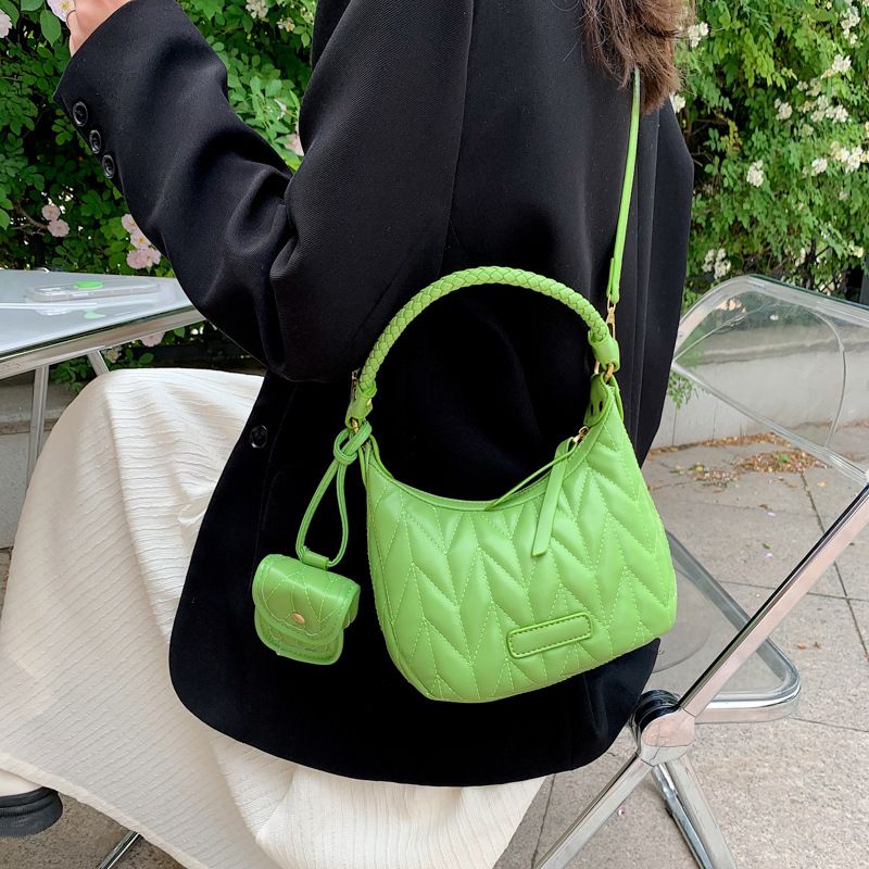 New Style Two-in-one Solid Color Small Bag Pendant Shoulder Handbag
