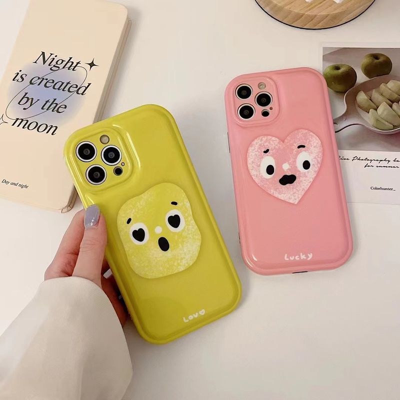 Cute Cartoon Silica Gel  Iphone Phone Cases
