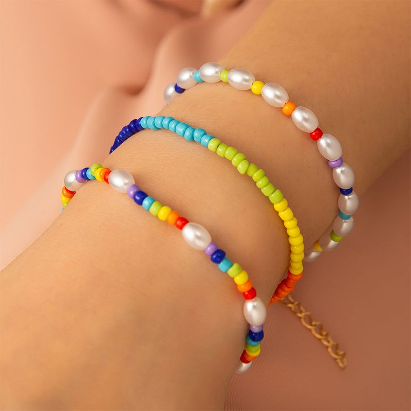 Mode Strand Geometrisch Perlen Harz Perlen Armbänder