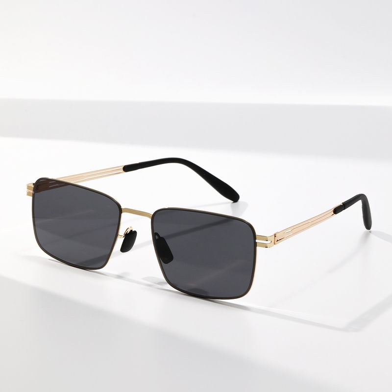 Unisex Fashion Solid Color Pc Square Sunglasses