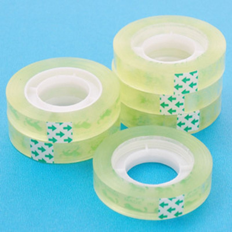 Sticky Transparent Adhesive Tape Width 12cm Thickness 0.8cm Small Tape For Student