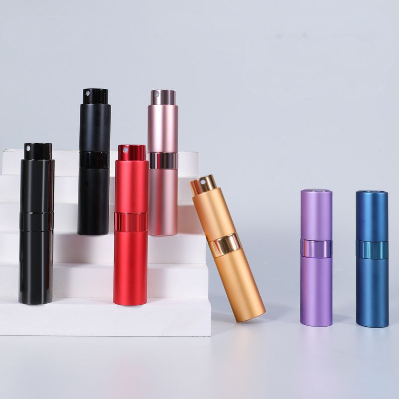 Creative 8ml Anodized Aluminum Portable Travel Perfume Bottle