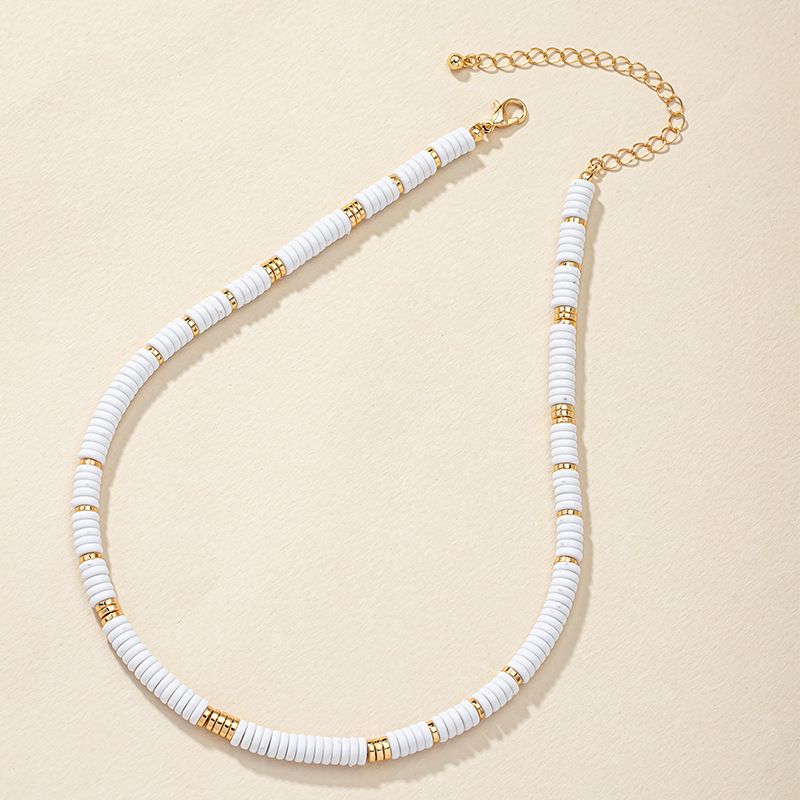 Mode Geometrisch Aryl Legierung Perlen Halskette 1 Stück