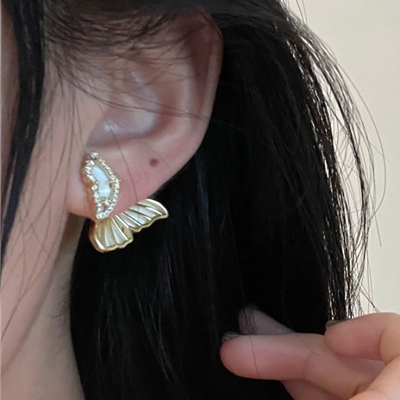 Fairy Style Butterfly Alloy Plating Earrings