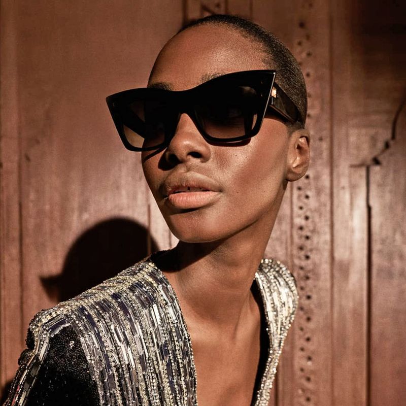 Women's Fashion Geometric Cat Glasses Sunglasses