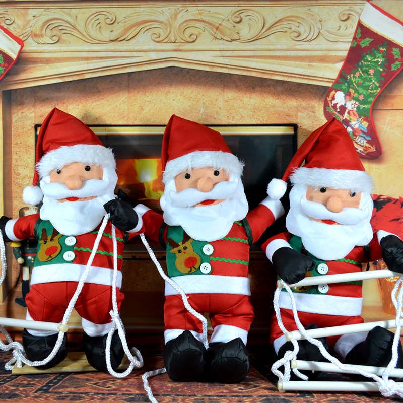 Christmas Santa Claus Polyester Party Decorative Props