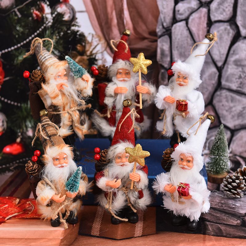 Christmas Santa Claus Cloth Party Ornaments