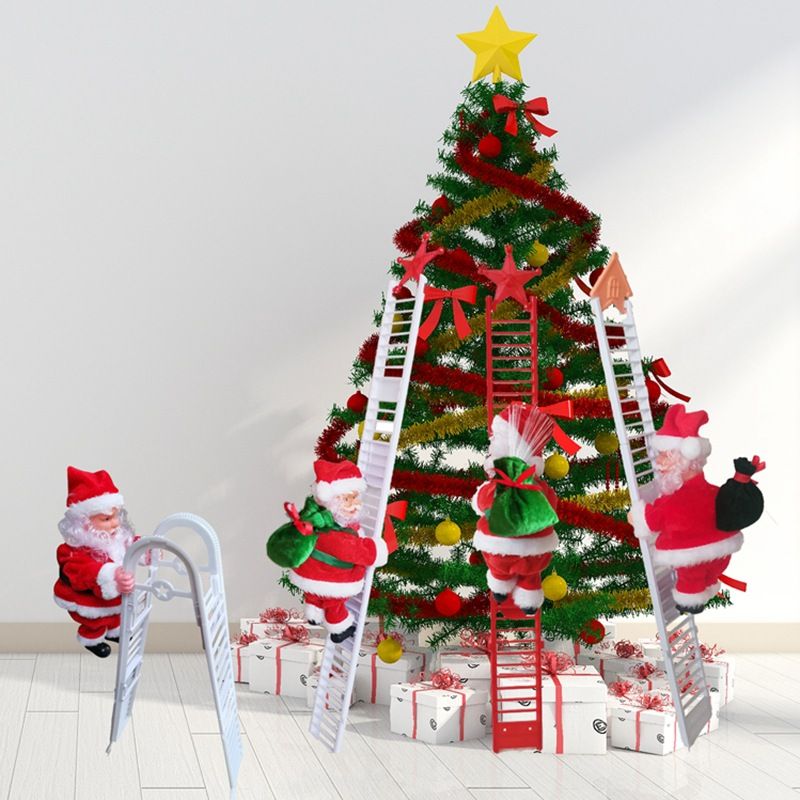 Christmas Santa Claus Plastic Party Decorative Props