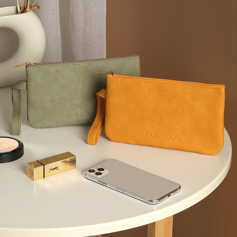 Mode Einfarbig Quadrat Magnetschnalle Handy-wallet
