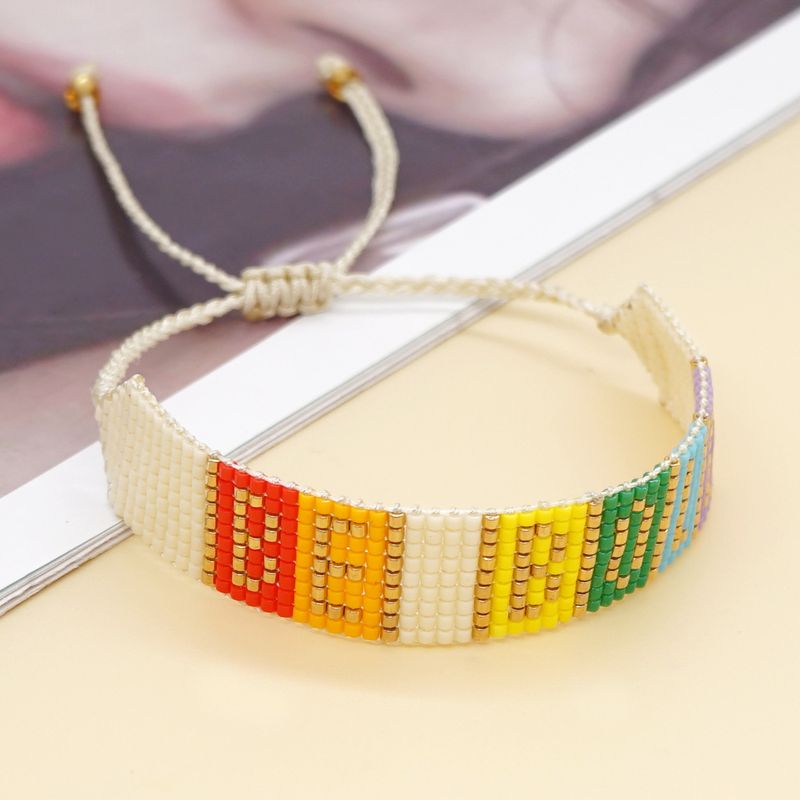 Bohemian Geometric Glass Bracelets