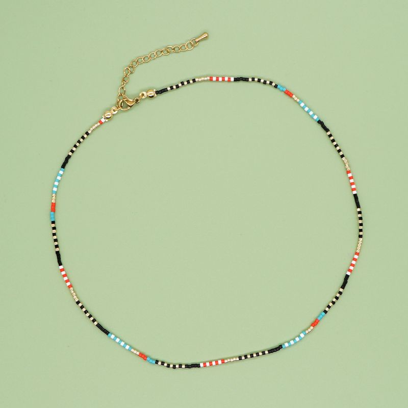 Ethnic Style Star Glass Inlaid Shell Necklace
