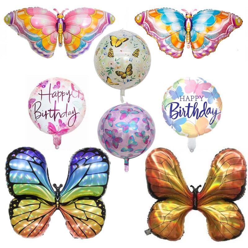 Butterfly Aluminum Film Birthday Balloon