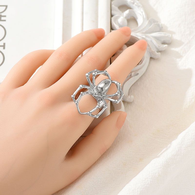 Funny Spider Alloy Plating Rings