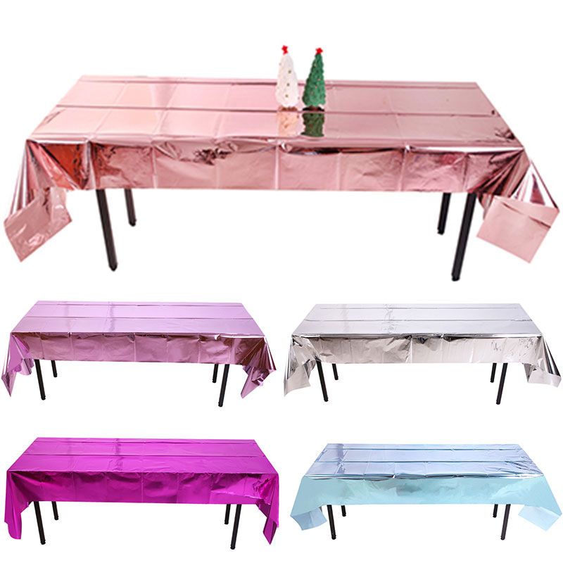 Mode Couleur Unie Animaux Jetable Table À Manger Décoration Fournitures Nappe De Table