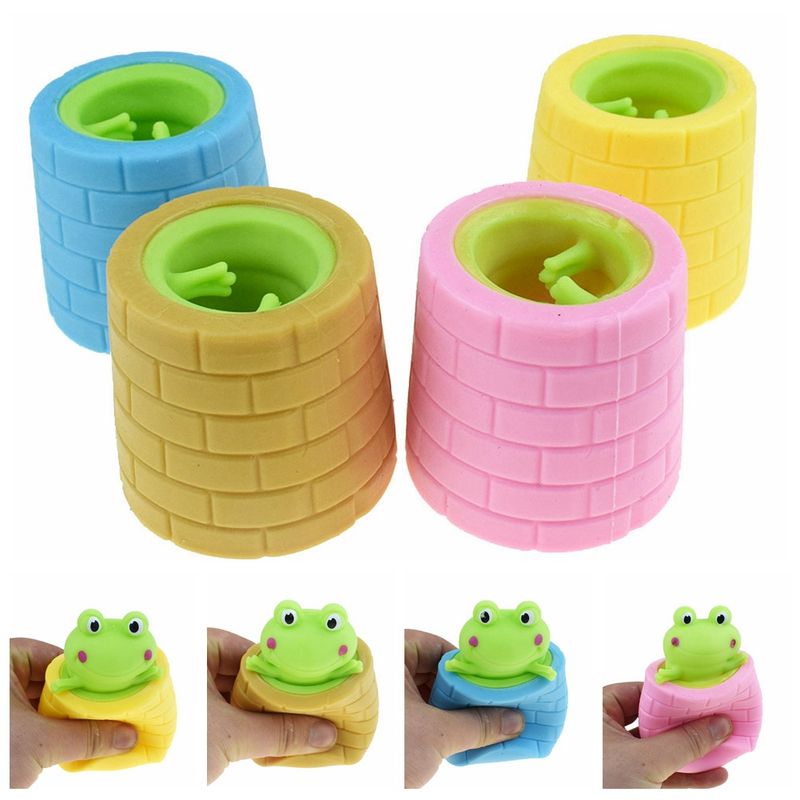 Creative Novelty Spoof Frog Cup Trick Squeezing Toy Pressure Reduction Toy