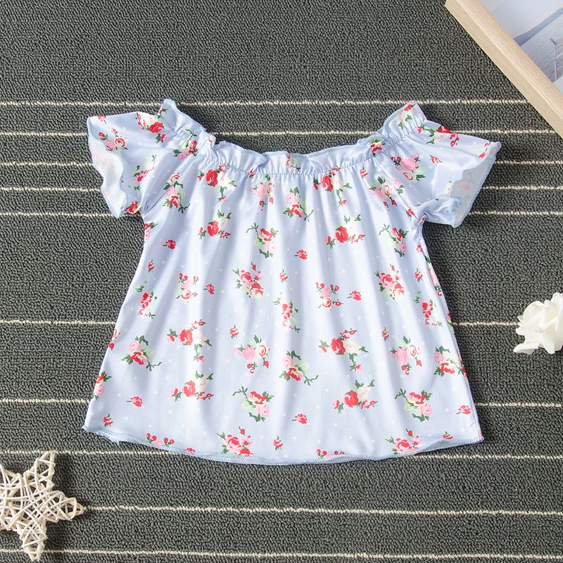 Pastoral Ditsy Floral Cotton Printing Baby Clothes