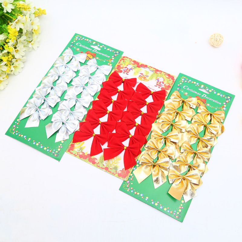 Christmas Bow Knot Cloth Party Decorative Props