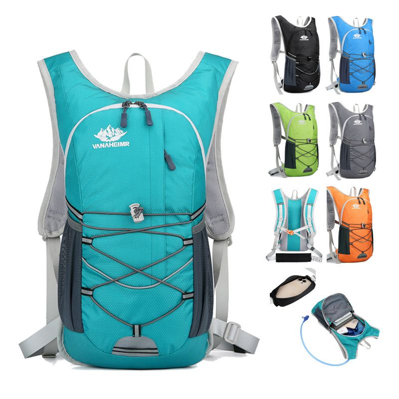 Sports Solid Color Pillow Shape Zipper Functional Backpack