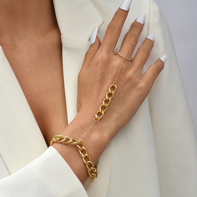Fashion Geometric Alloy Plating Bracelets 1 Piece