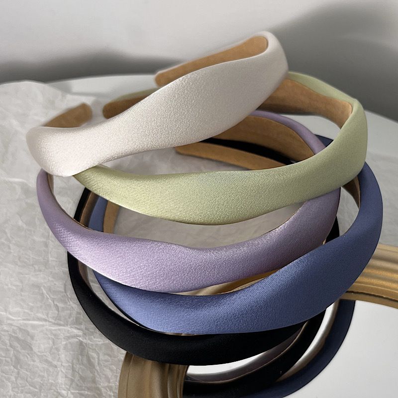 Einfacher Stil Einfarbig Tuch Haarband 1 Stück