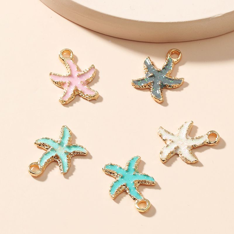 1 Set Alloy Starfish Conch Shell Fashion