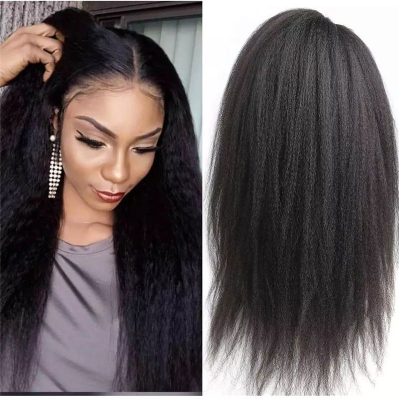 Unisex Fashion Holiday High-temperature Fiber Centre Parting Long Straight Hair Wigs