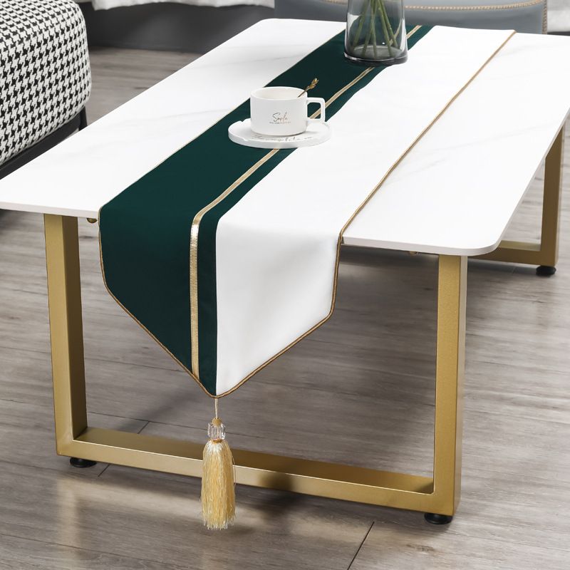 Elegant Solid Color Synthetic Fibre Tablecloths