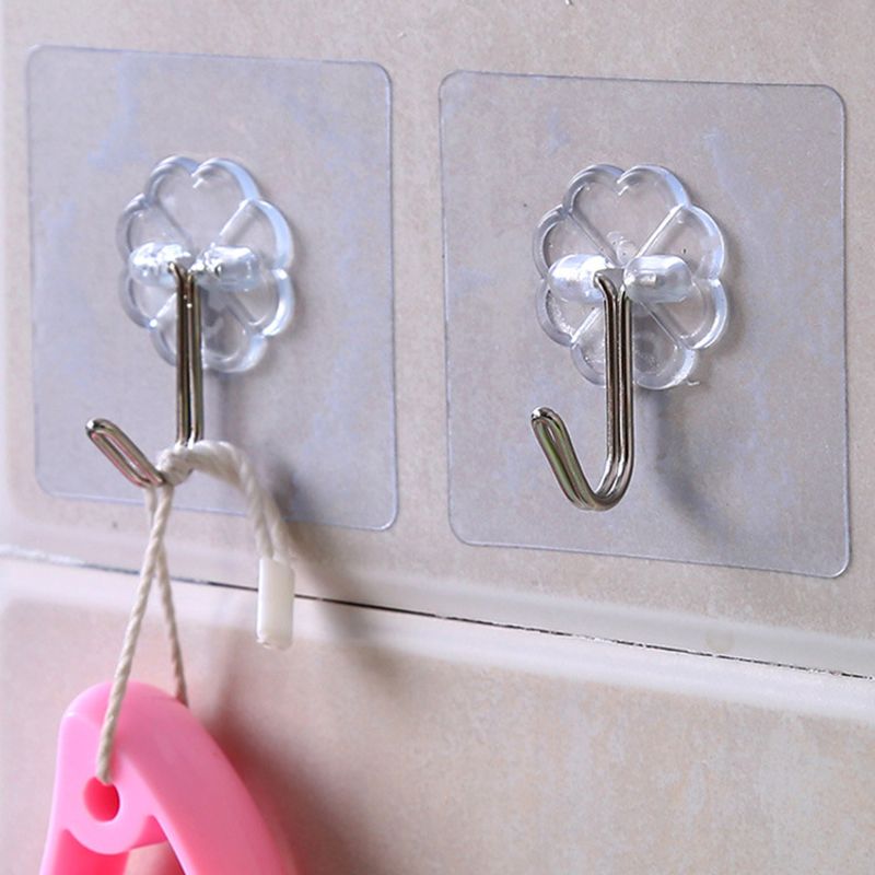 Casual Solid Color Plastic Hooks