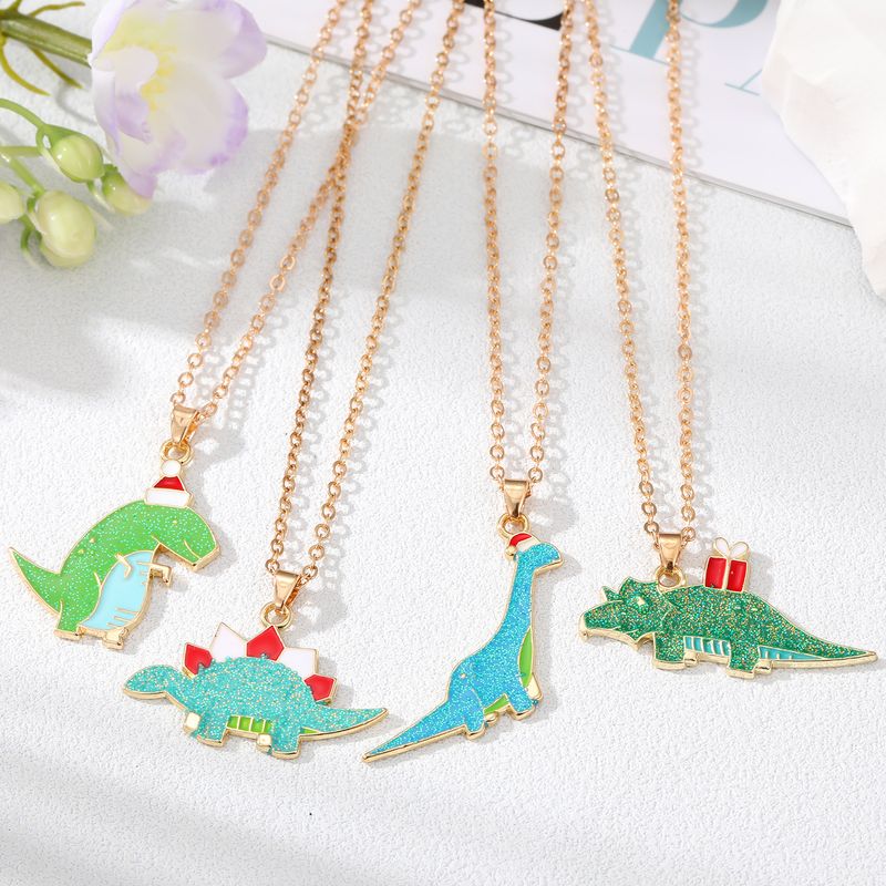 Fashion Dinosaur Alloy Plating Pendant Necklace 1 Piece