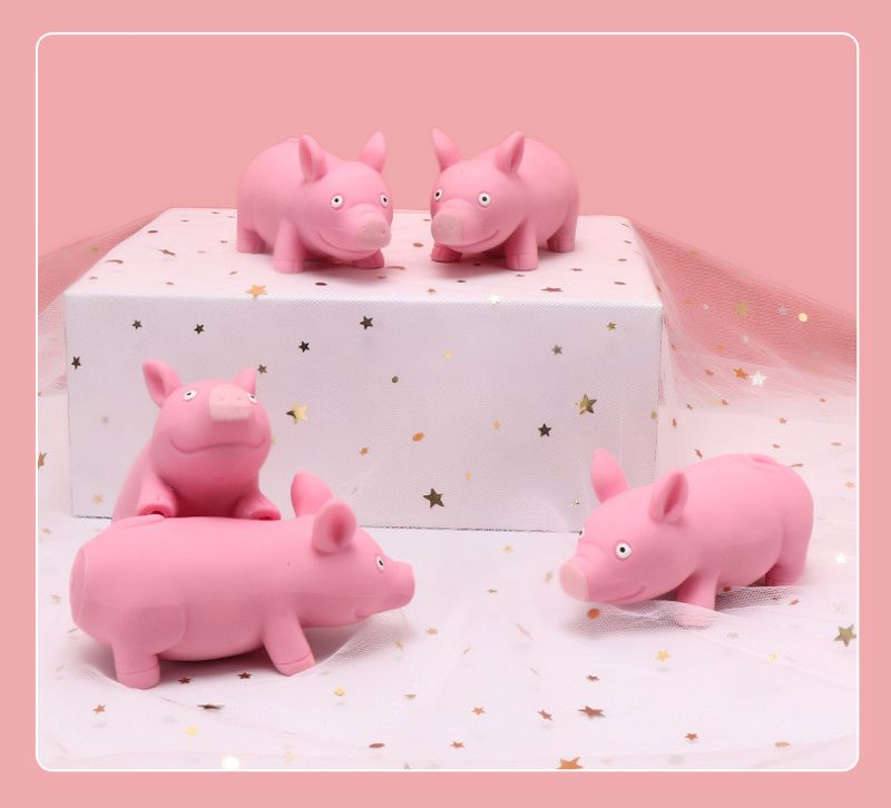 Cute Pink Pig Decompression Creative Toy