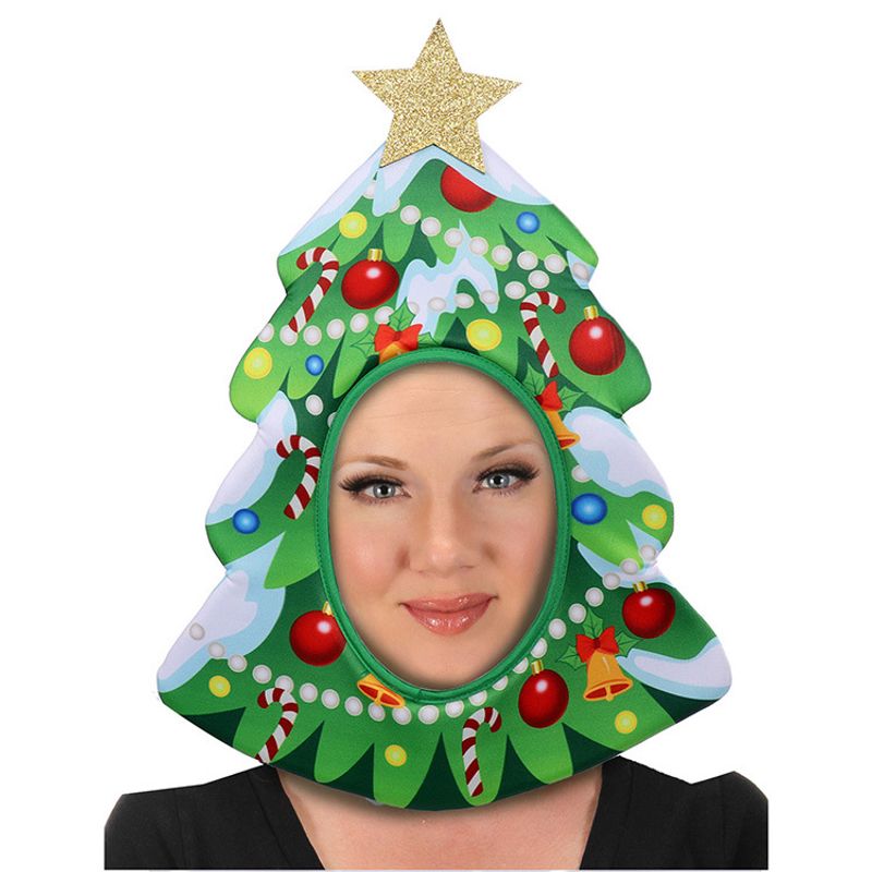 Weihnachten Eiscreme Weihnachtsbaum Frucht Nicht Gewebt Maskerade Gruppe Kostüm Requisiten