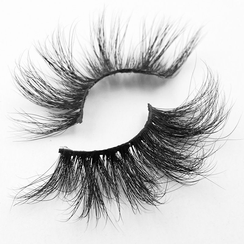 Three-dimensional Cross Thick 25mm Mink Hair False Eyelashes