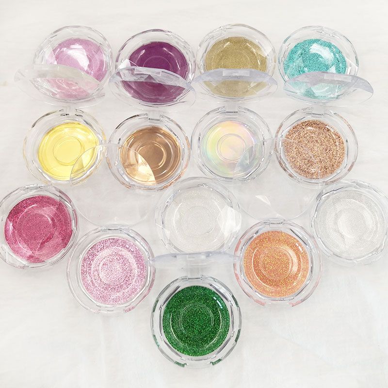 False Eyelash Multi-color  Crystal Box One-pair Package