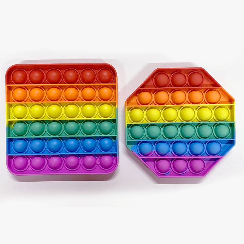 Colorful Desktop Puzzle Silicone Bubble Decompression Toy