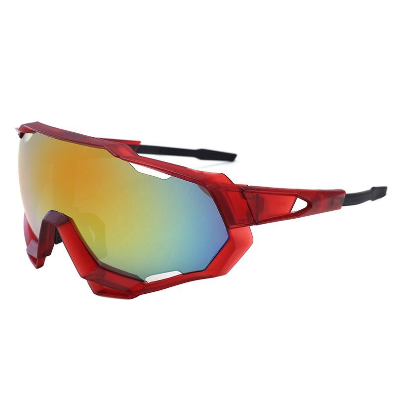 Men's Sports Geometric Pc Oval Frame Full Frame Sunglasses