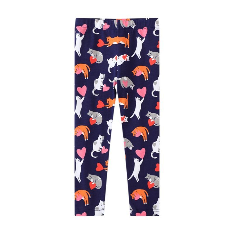 Cute Cat Cotton Printing Leggings Baby Clothes