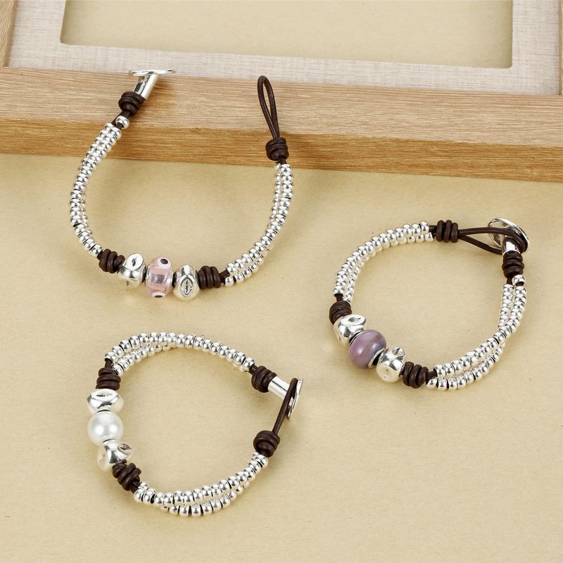 Fashion Geometric Alloy Knitting Bracelets 1 Piece