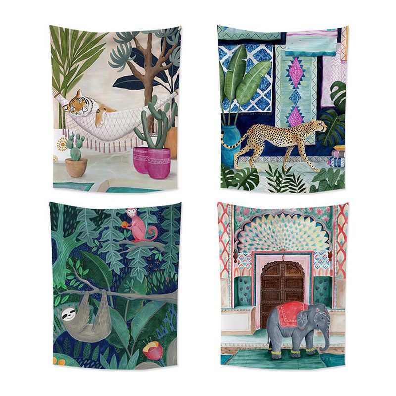 Fashion Animal Polyester Tapestry