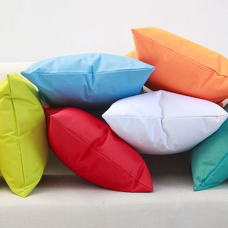 Fashion Solid Color Pvc Pillow Cases
