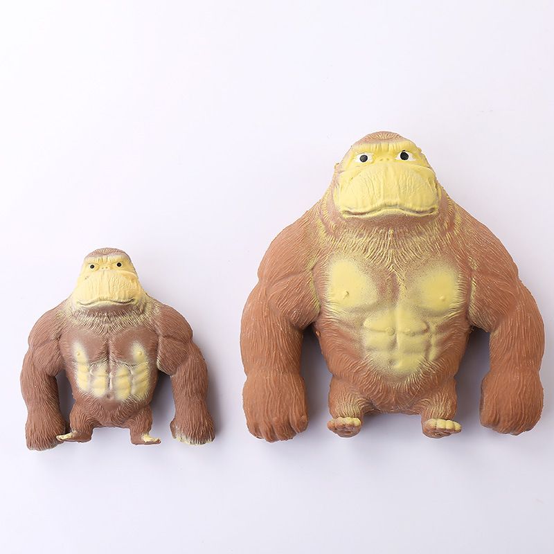 Creative Gorilla Sand Plastic Cartoon Vent Stretchable Soft Rubber Toy