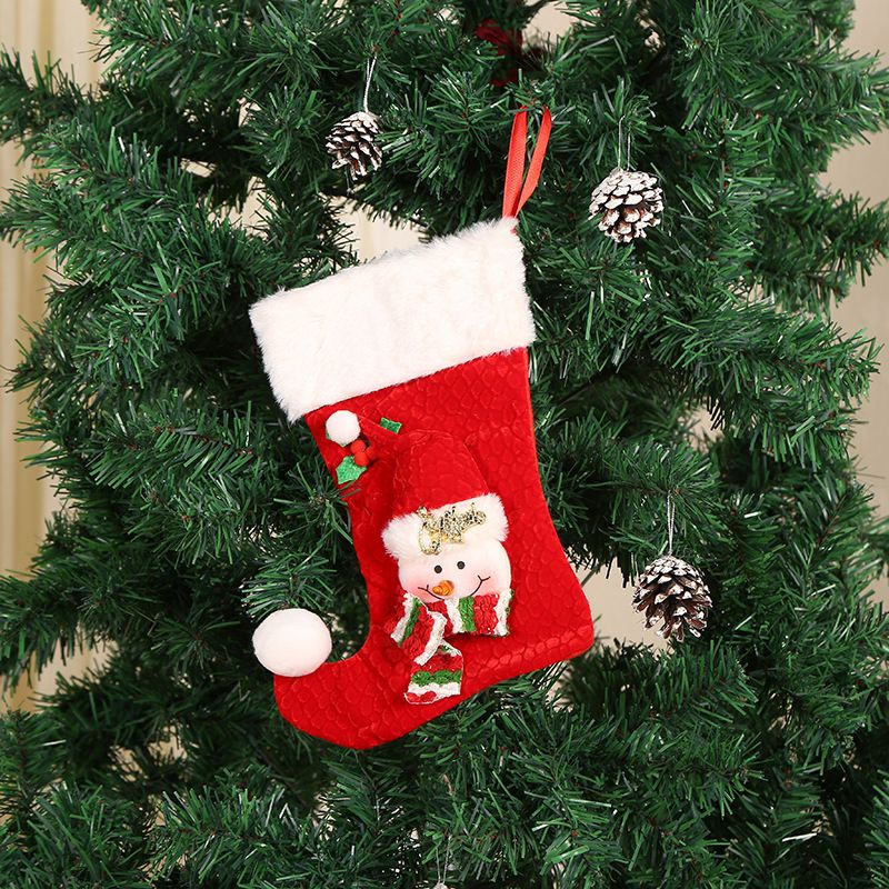 Christmas Snowman Cloth Party Christmas Socks