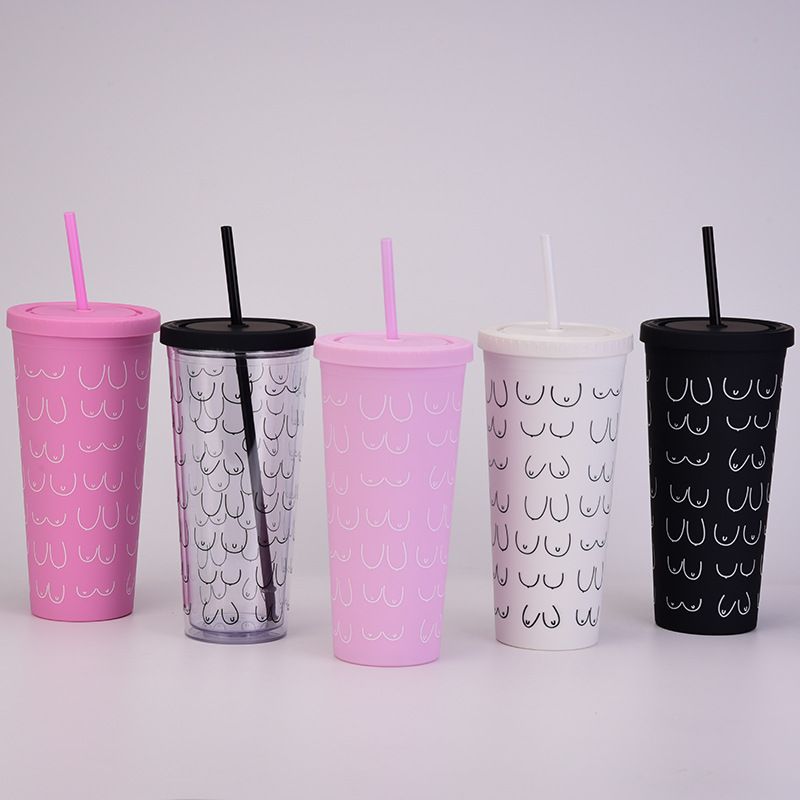 Fashion Cartoon Plastic Water Bottles 1 Piece