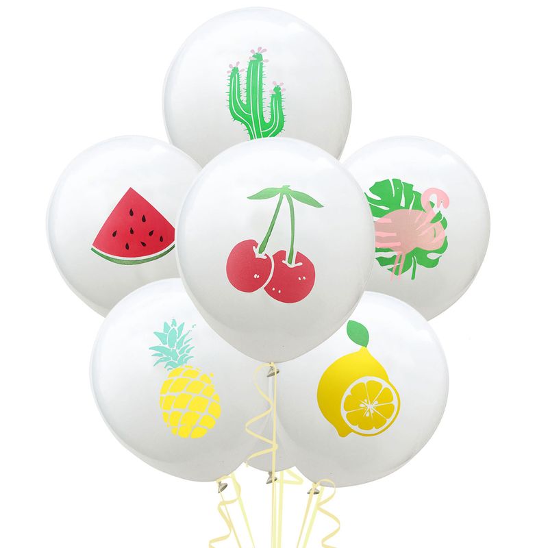 Birthday Fruit Emulsion Party Balloons